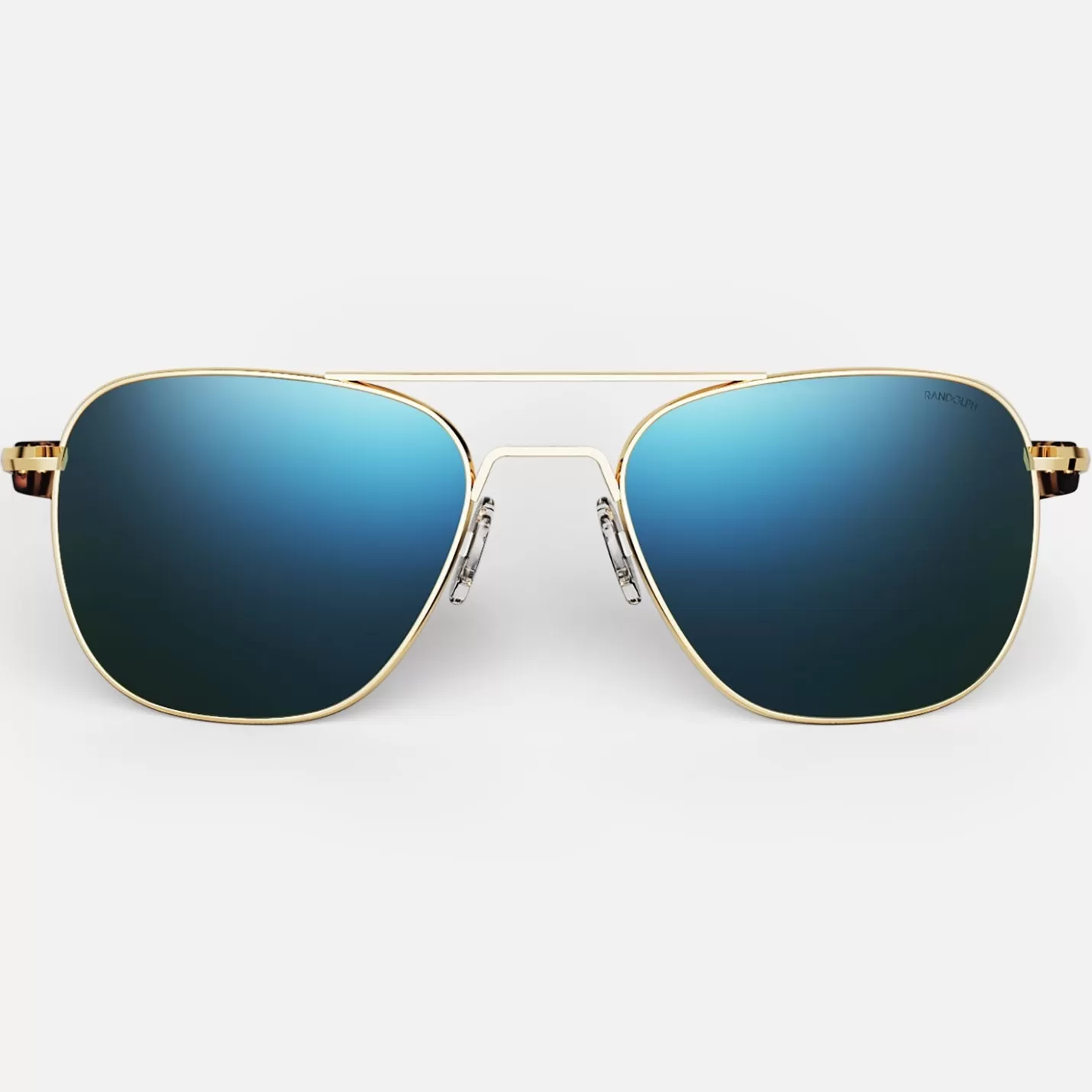 Randolph Engineering Aviator - 23k Gold & Cobalt - Prescription Sunglasses | Aviator | Shop By Size