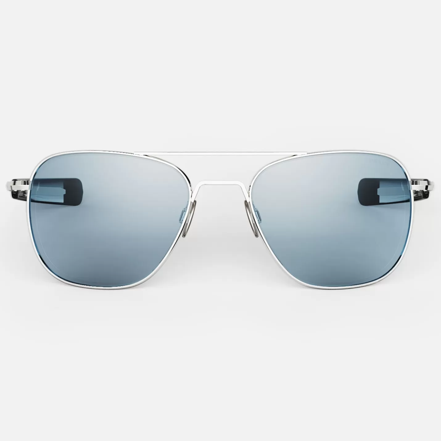 Randolph Engineering Aviator - 23k White Gold & Blue Hydro | Women Aviator | Men’s Sunglasses