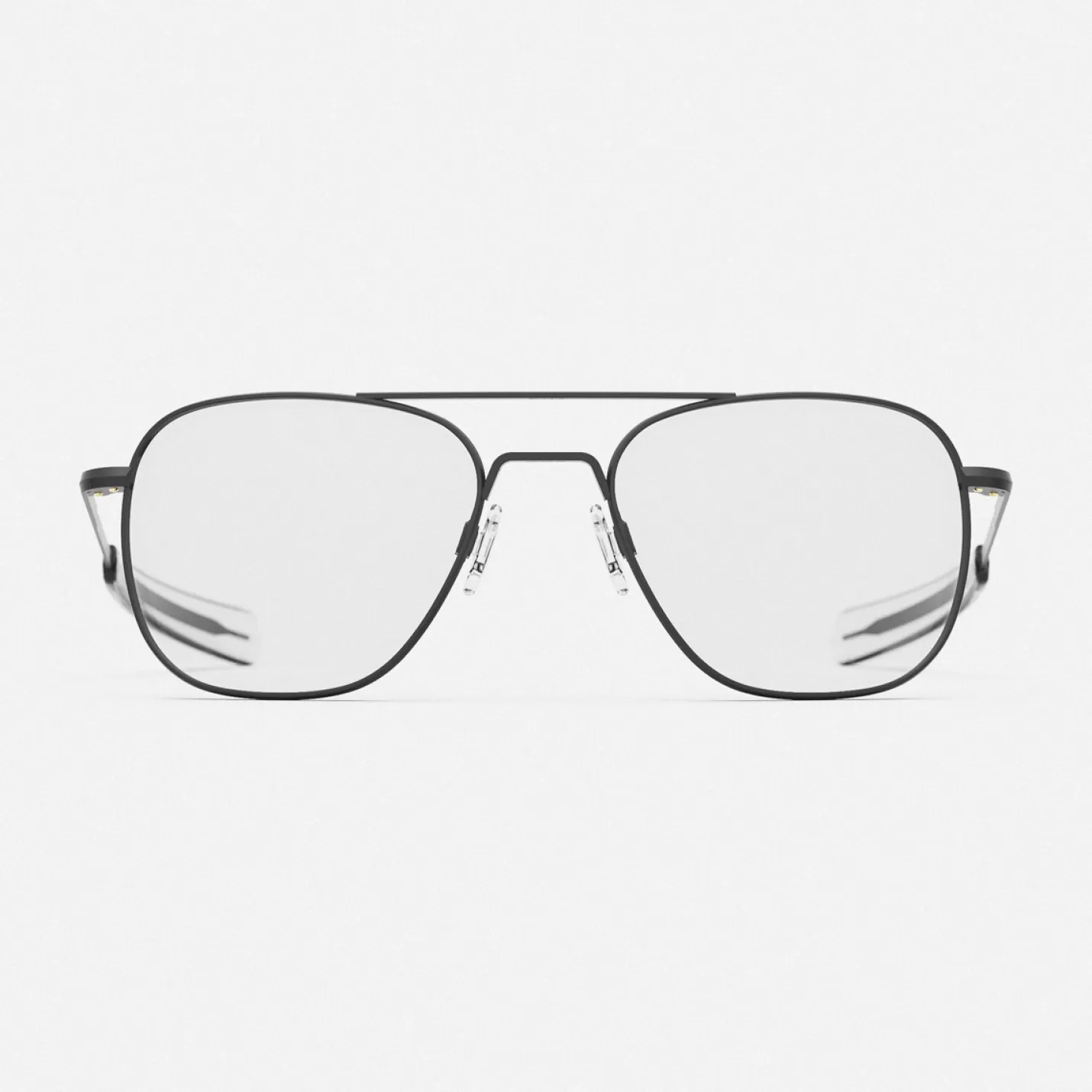 Randolph Engineering Aviator - Matte Black & Clear - Prescription Eyewear | Women Aviator | Men’s Sunglasses