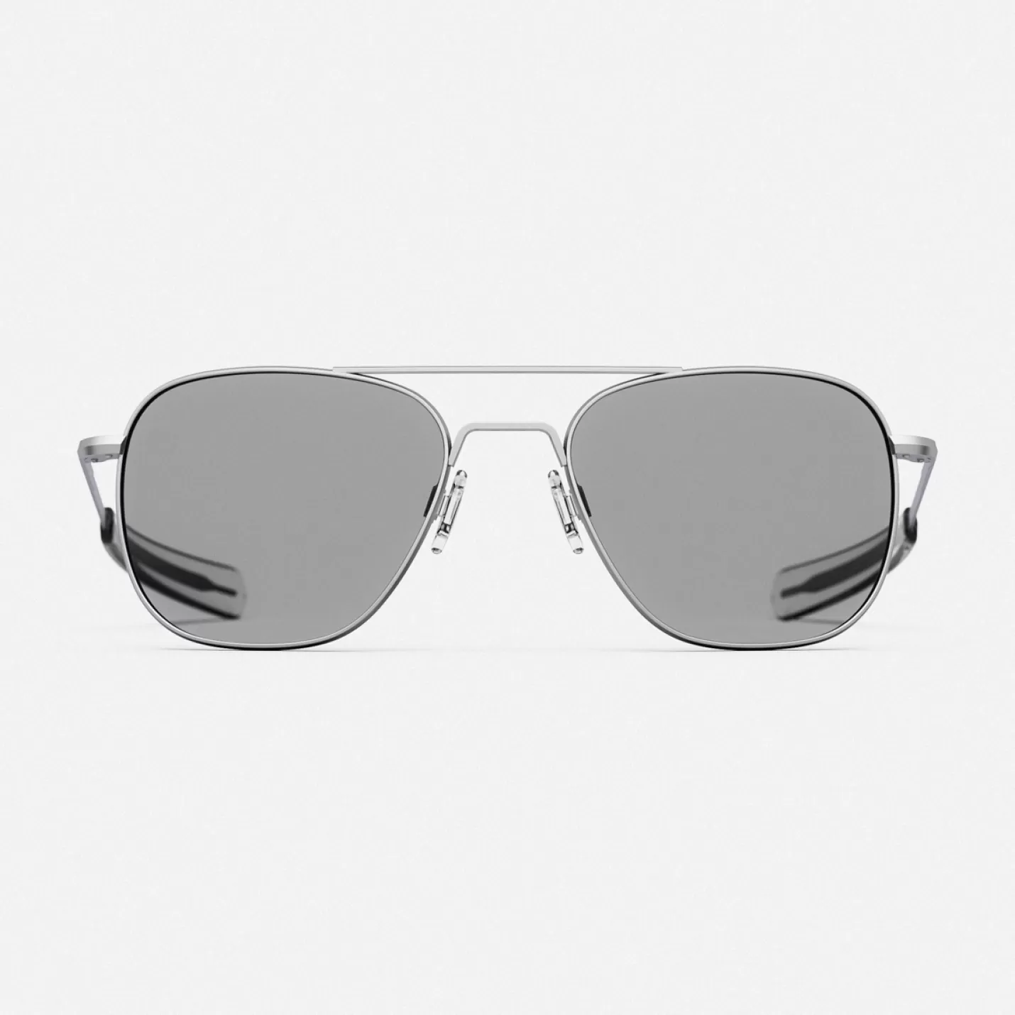 Randolph Engineering Aviator - Military Special Edition - Matte Chrome & Clear - Prescription Eyewear | Women Aviator | Men’s Sunglasses
