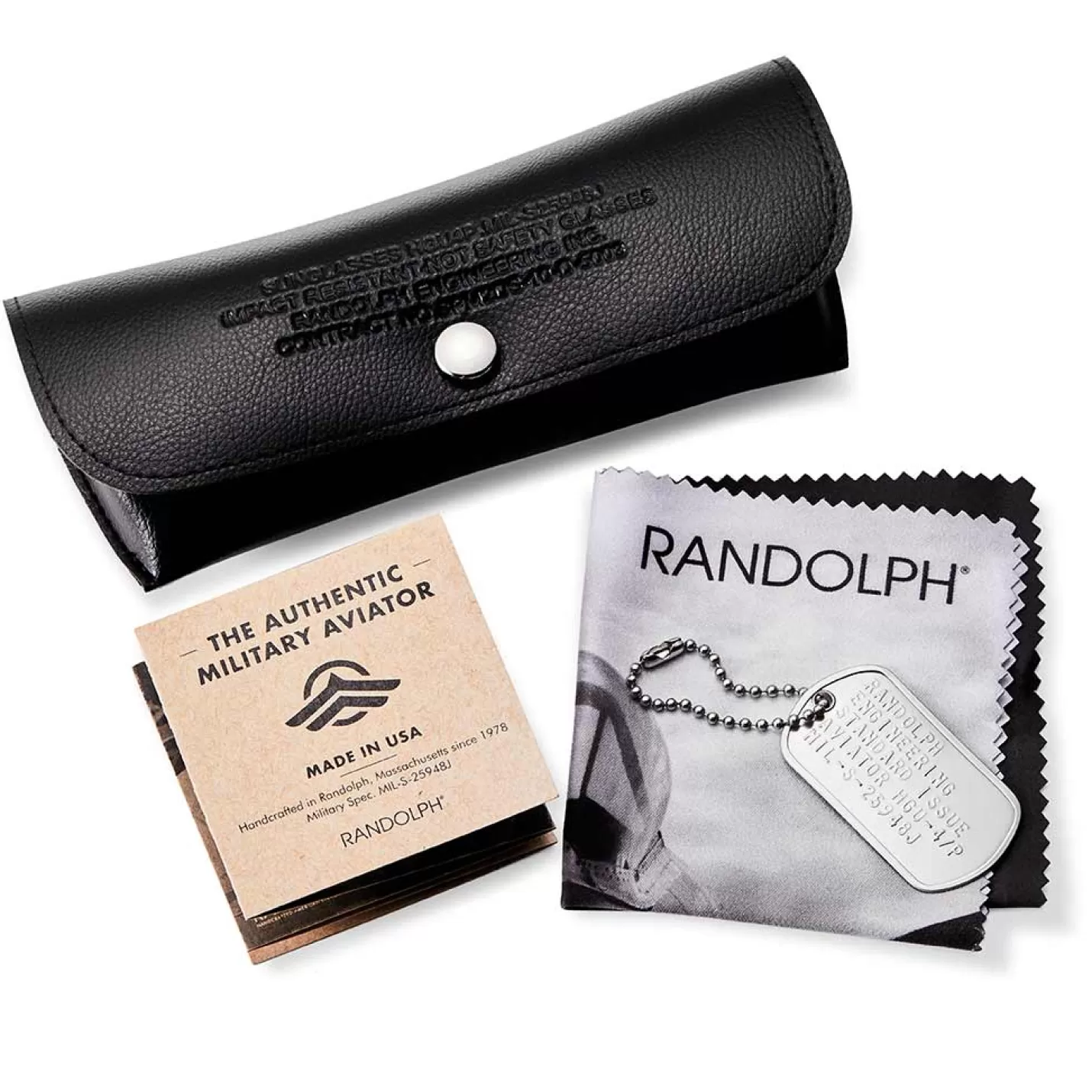Randolph Engineering Aviator - Military Special Edition - Matte Chrome & Clear - Prescription Eyewear | Women Aviator | Men’s Sunglasses