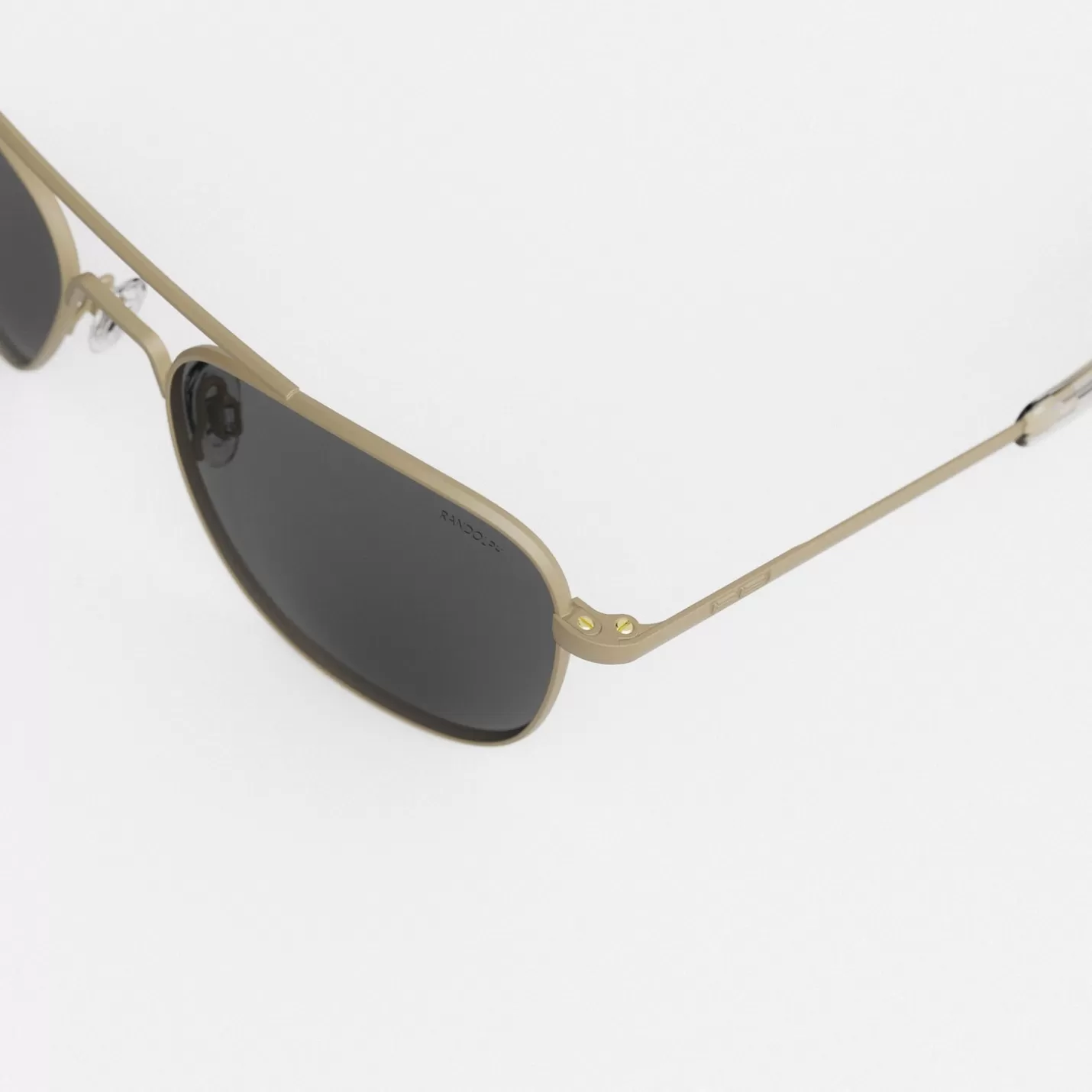 Randolph Engineering Class A Aviator - Desert Sand & American Gray - Prescription Sunglasses | Aviator | Shop By Size