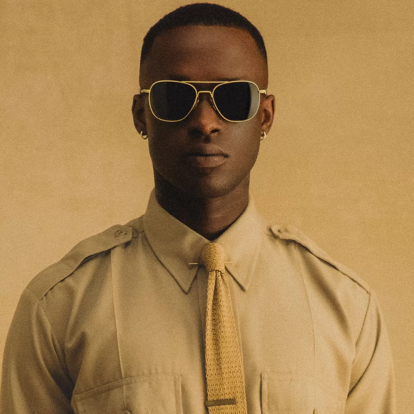 Randolph Engineering Class A Aviator - Desert Sand & American Gray - Prescription Sunglasses | Aviator | Shop By Size