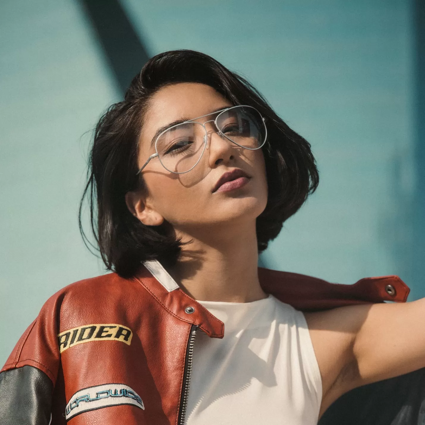 Randolph Engineering Concorde - 23k White Gold & Clear - Prescription Eyewear | Women Concorde | Men’s Sunglasses