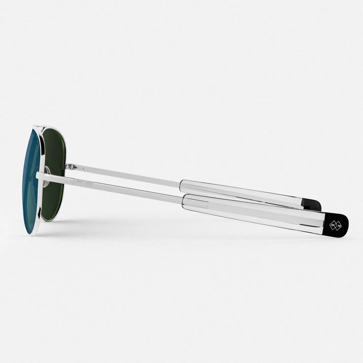 Randolph Engineering Concorde - 23k White Gold & Cobalt - Prescription Sunglasses | Concorde | Shop By Size