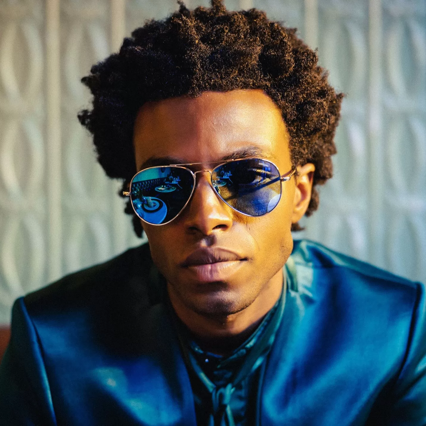Randolph Engineering Concorde - 23k White Gold & Cobalt - Prescription Sunglasses | Concorde | Shop By Size