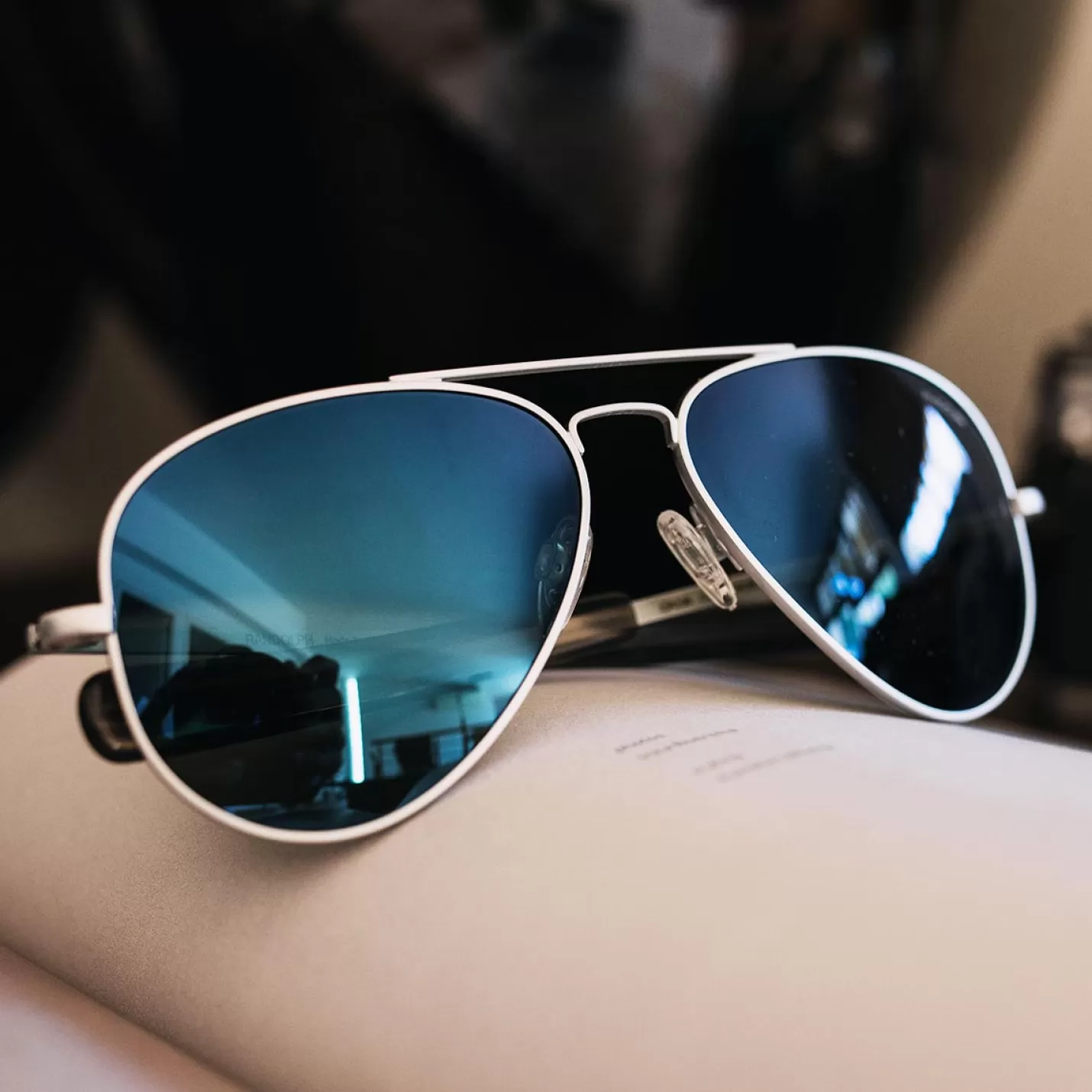 Randolph Engineering Concorde - Matte Chrome & Cobalt | Women Concorde | Men’s Sunglasses