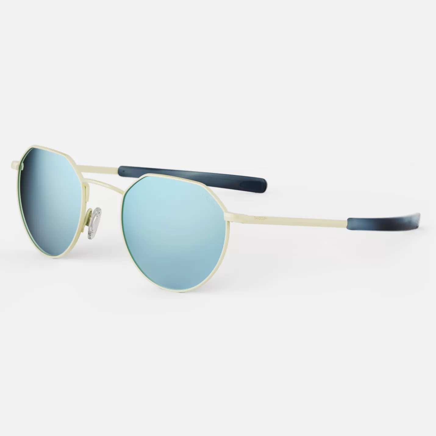 Randolph Engineering Hamilton - 22k Champagne Gold & Mystic Blue | Women Men’s Sunglasses | Women’s Sunglasses